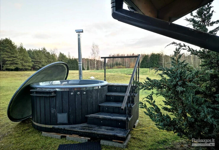 Kubilo ir pirties nuoma jaukiam vakarui su bičiulių kompanija.